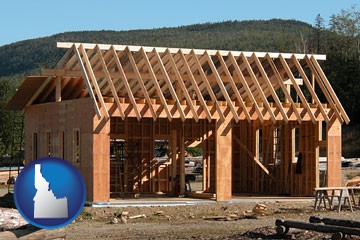 building a two-car garage - with Idaho icon