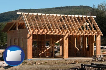 building a two-car garage - with Oregon icon